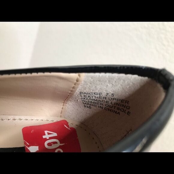NWT Steve‎ Madden patent leather round tie flats - Picture 6 of 9